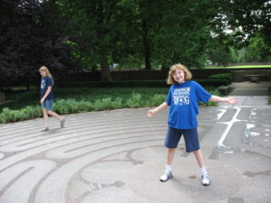 She beat me to the center. (2008)